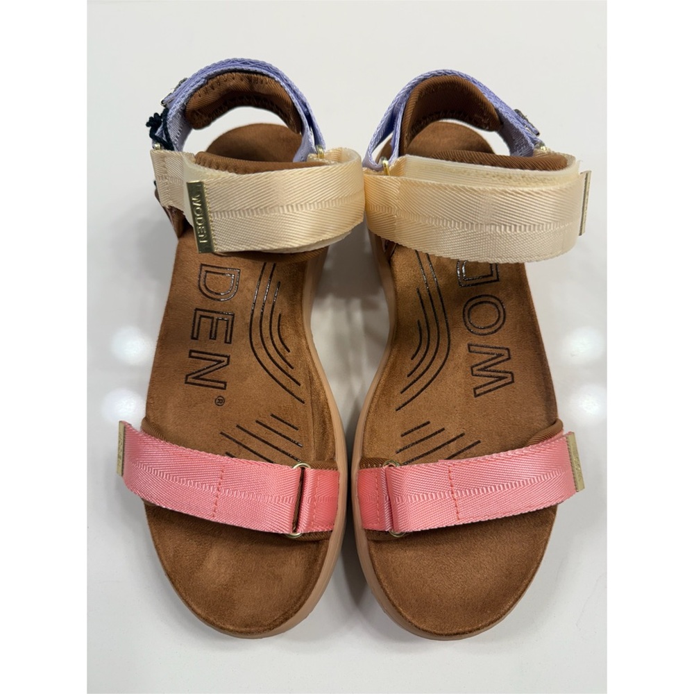 WODEN BUTTER MULTI STRAP SANDALS